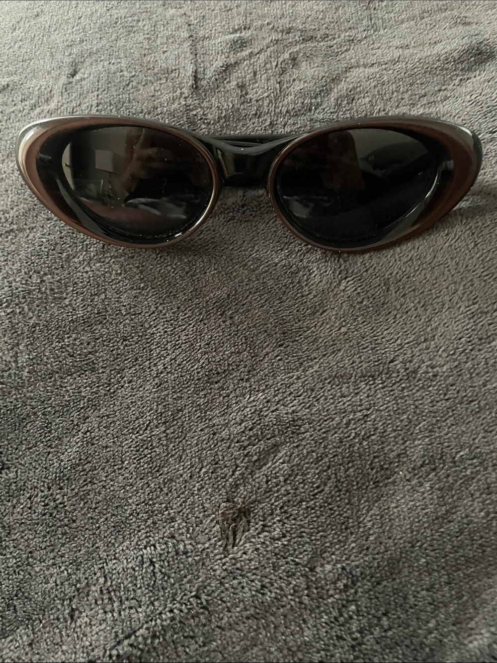 Gianfranco Ferre Black Sunglasses with Brown Accents